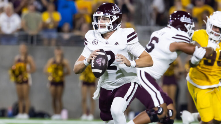 6. Blake Shapen (Mississippi State) 