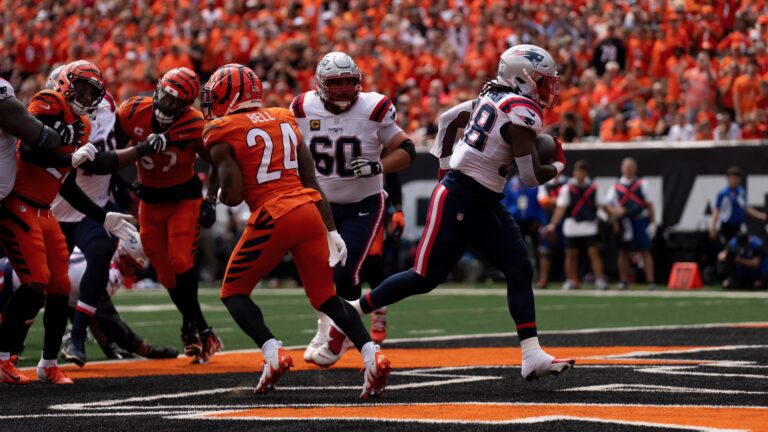 5. Rhamondre Stevenson, New England Patriots