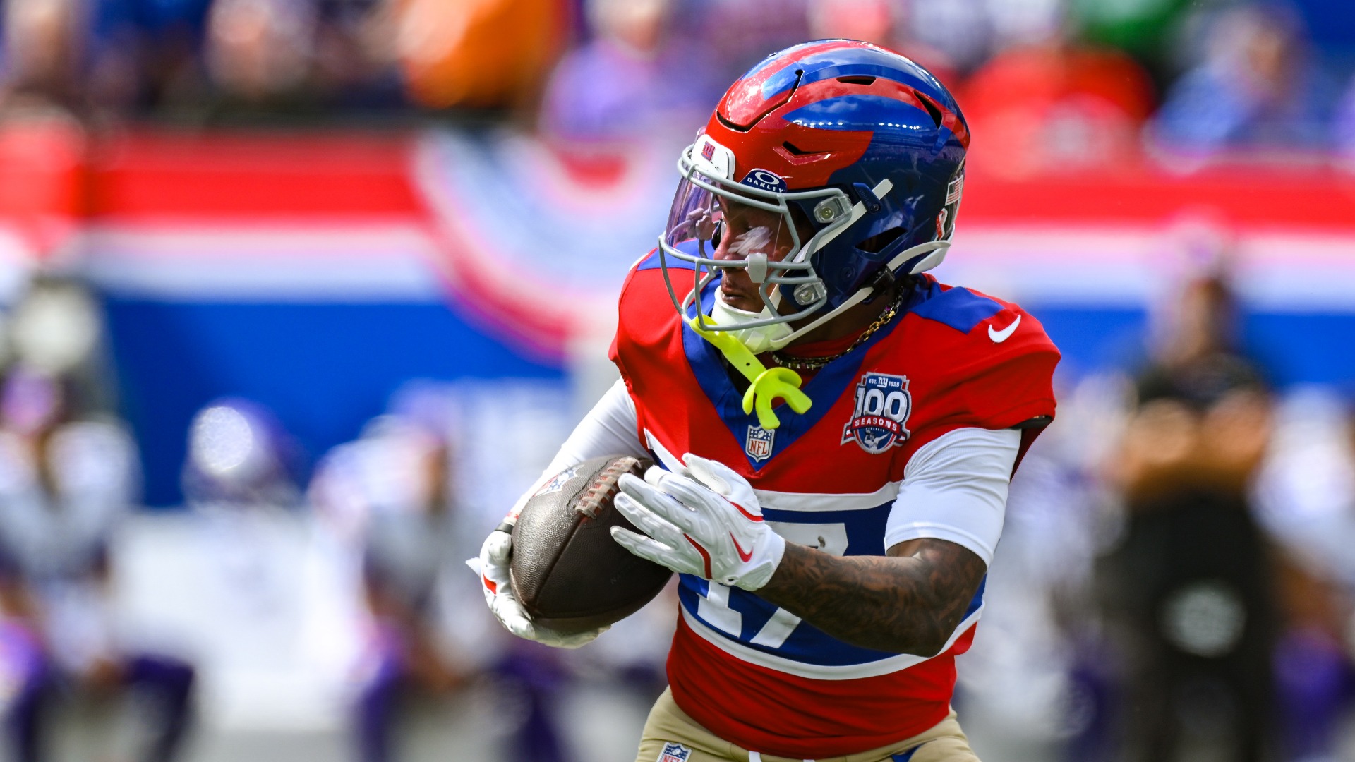 WR: Wan'Dale Robinson (6.9% rostered)