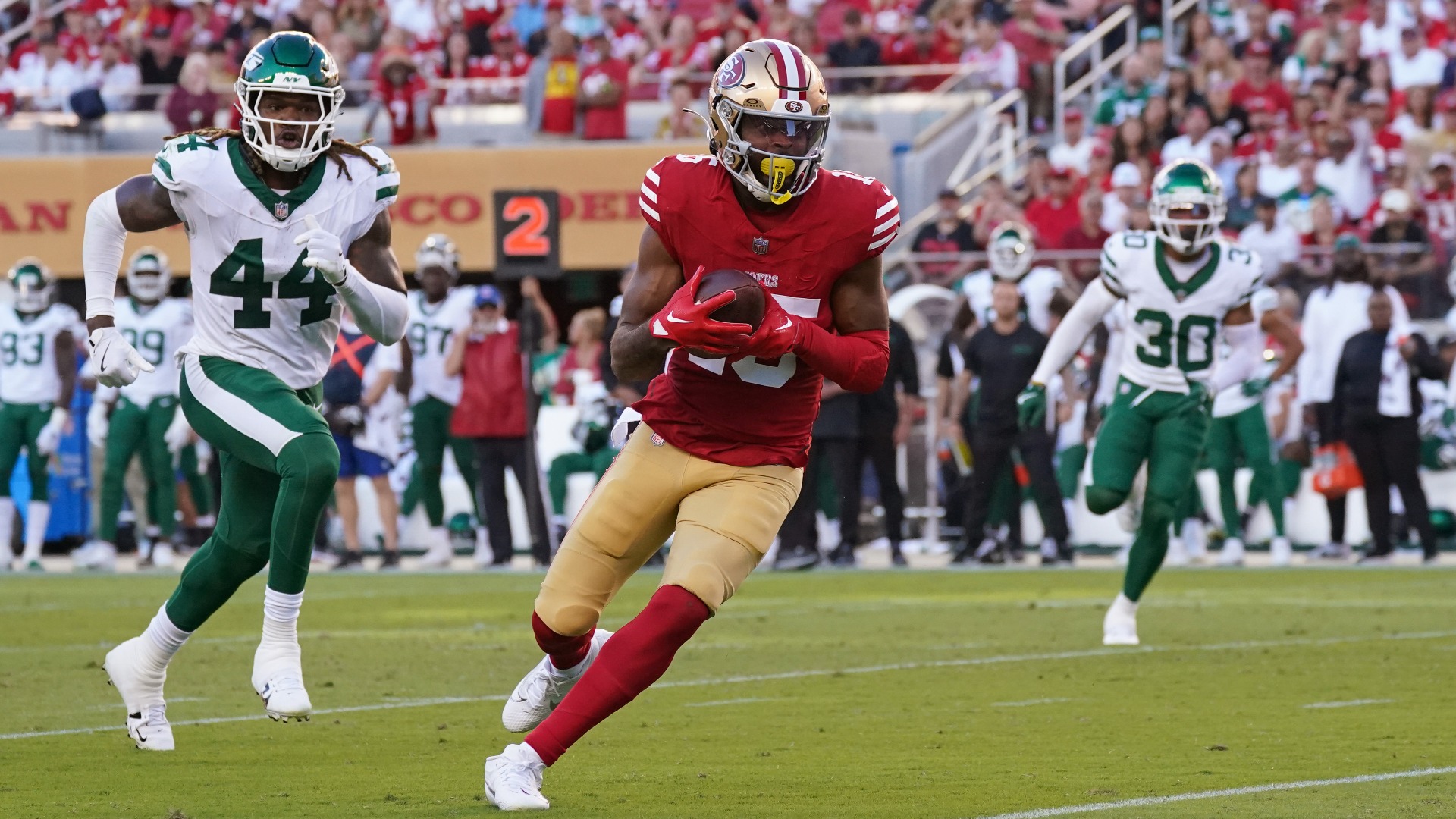 WR: Jauan Jennings - San Francisco 49ers (1.5% rostered)