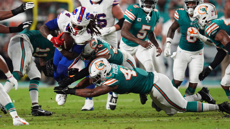 7. EDGE Chop Robinson (75.0), Miami Dolphins