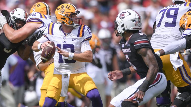 LSU (-6.5) @ South Carolina