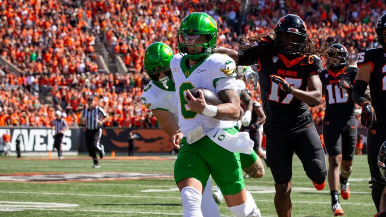 1. Dillon Gabriel, QB, Oregon