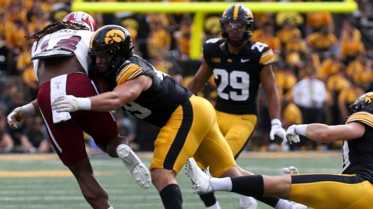 3. Ethan Hurkett, DL, Iowa