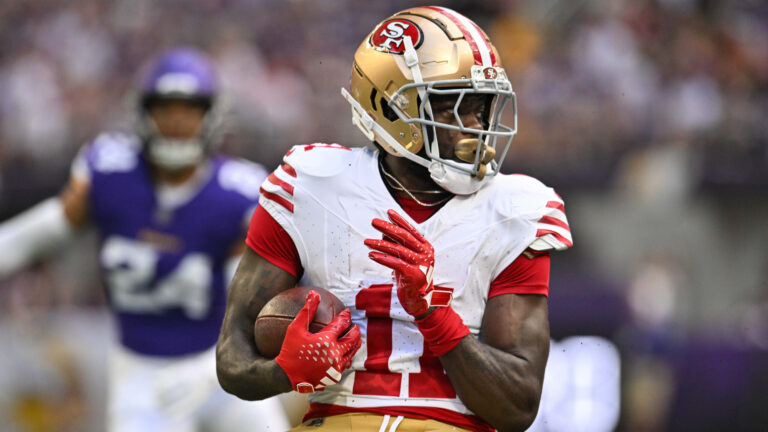 Brandon Aiyuk Looks Rusty Following Offseason Absence