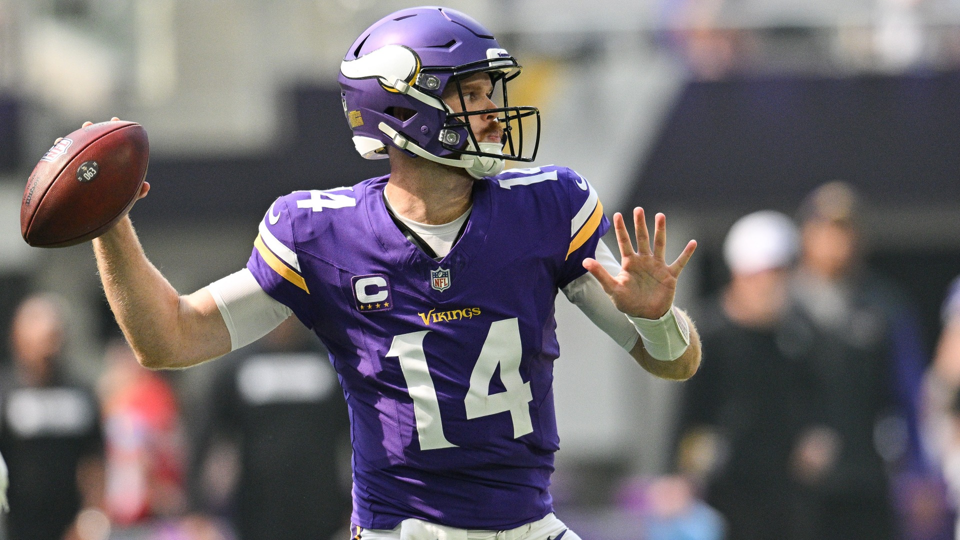QB Sam Darnold - Minnesota Vikings (16.3% rostered on ESPN)