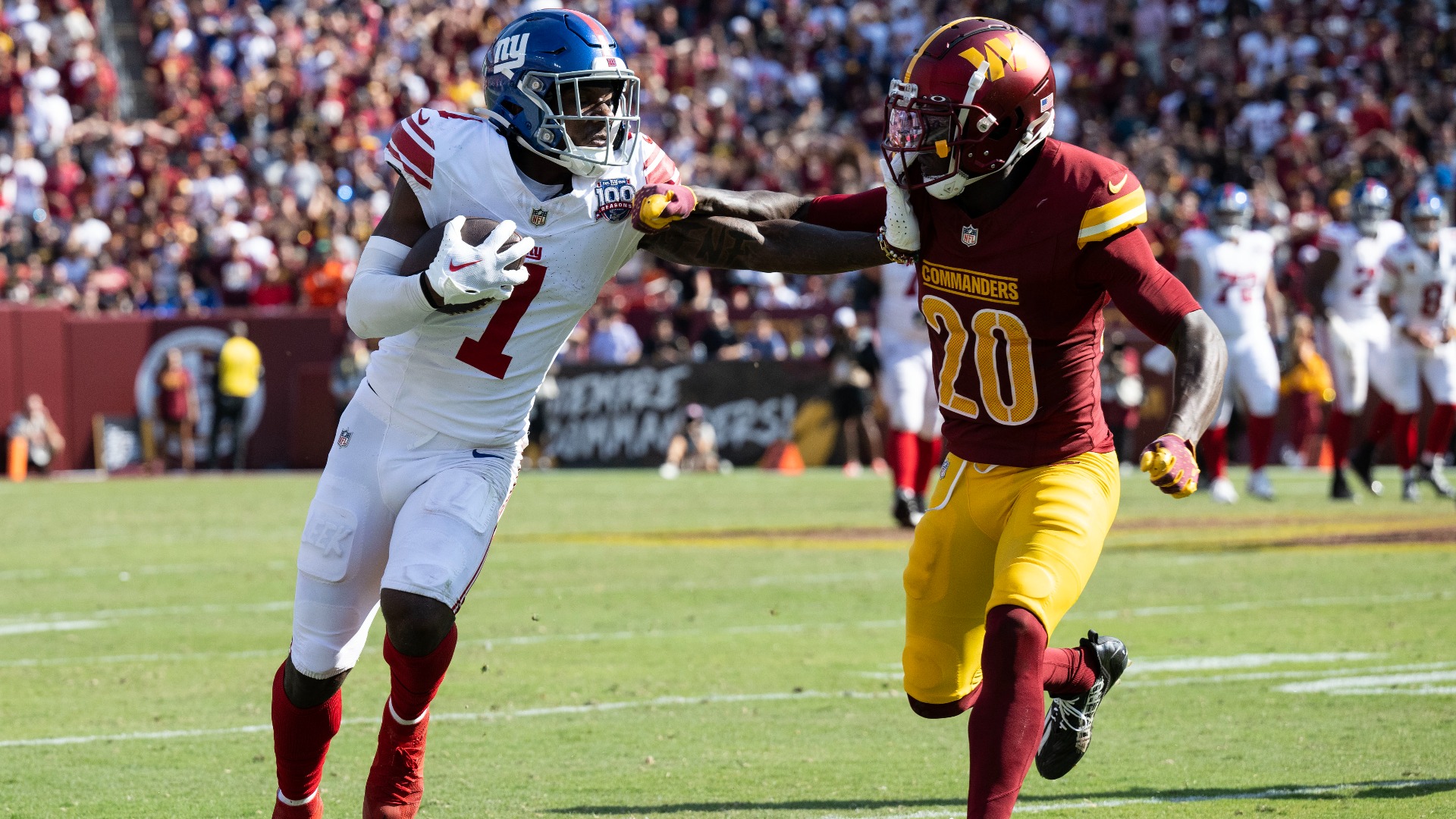 Giants @ Browns: Malik Nabers Over 67.5 Receiving Yards (-113)