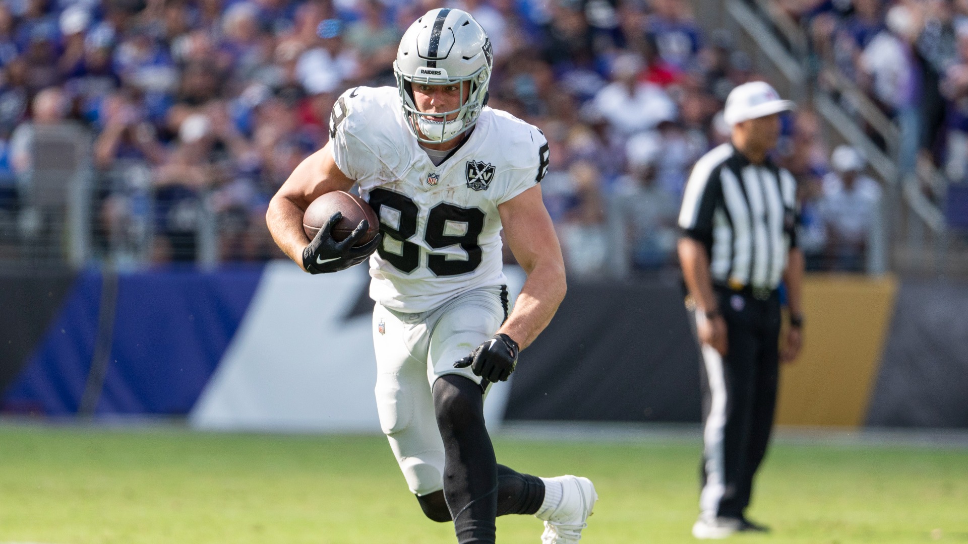 Panthers @ Raiders: Brock Bowers Over 47.5 Receiving Yards (-113)