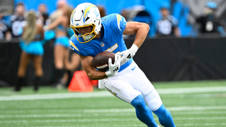 6. WR Ladd McConkey (75.9), Los Angeles Chargers
