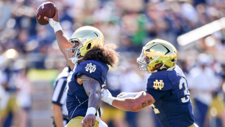 2. Notre Dame (-6.5) vs. Louisville