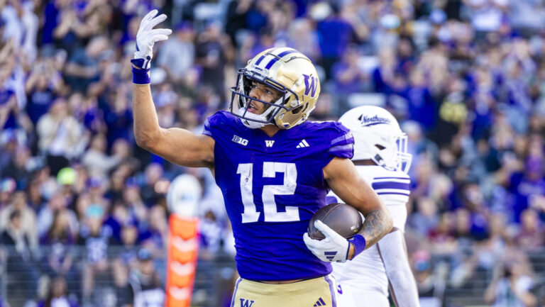 5. Denzel Boston, WR, Washington