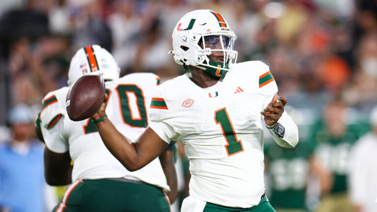 Virginia Tech (2-2) @ Miami (4-0) | 7:30 p.m. ET (FRI)