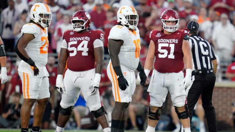 7. Oklahoma's Offensive Line is a Weakness