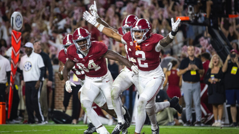 1. Alabama Crimson Tide (SEC Champion)