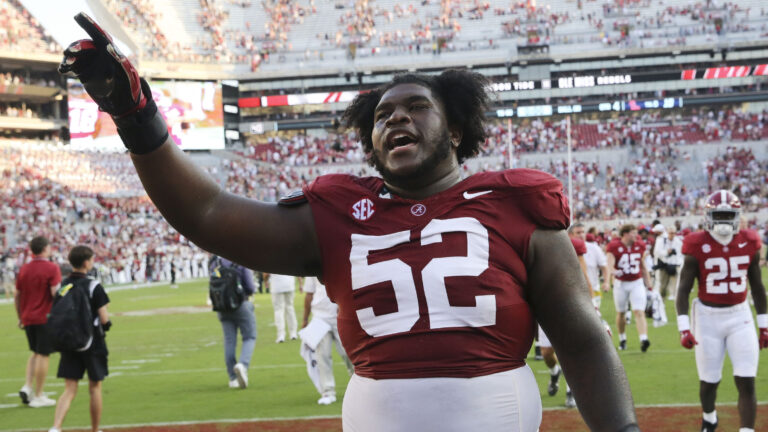 19) Seattle Seahawks- OL Tyler Booker, Alabama