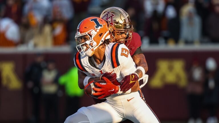 Noon ET | Minnesota (5-3, 3-2) @ No. 24 Illinois (6-2, 3-2) | FOX