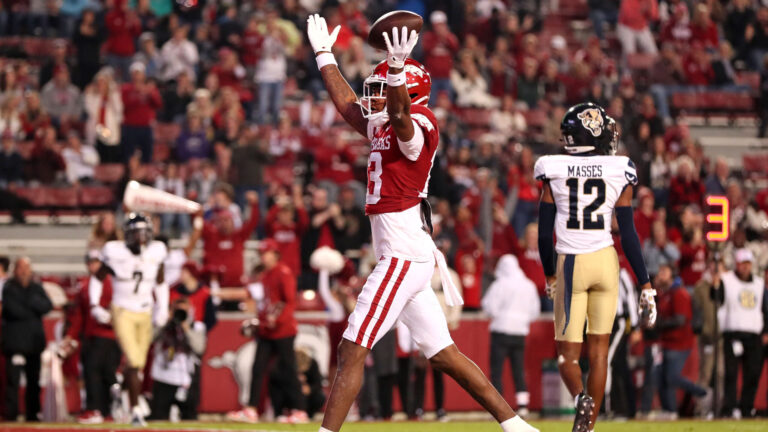 14) WR Jaedon Wilson, Arkansas