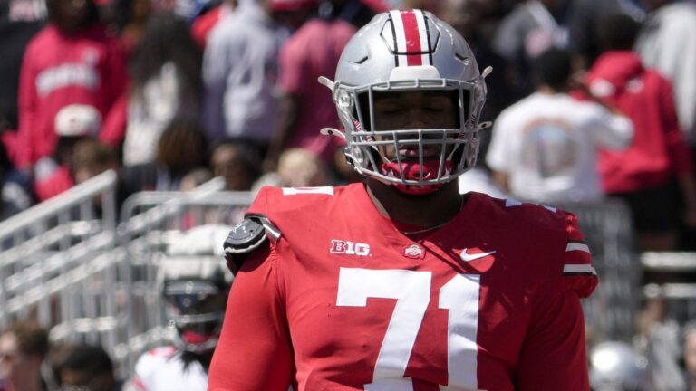 23) Chicago Bears- OT Josh Simmons, Ohio St