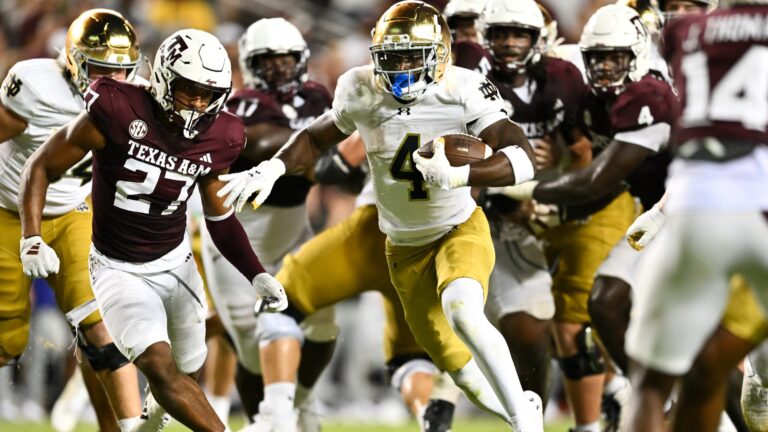 Week 1 - Notre Dame Fighting Irish 23 - Texas A&M Aggies 13