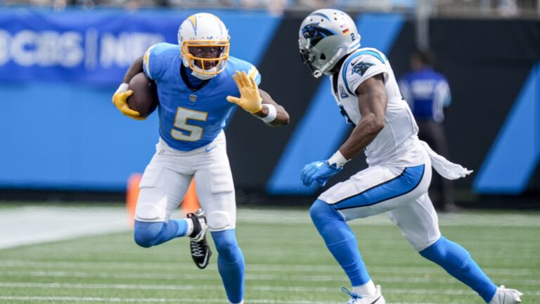 6) WR Joshua Palmer, Los Angeles Chargers