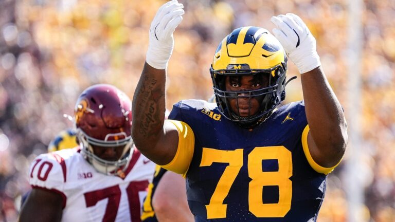 28) Green Bay Packers- DL Kenneth Grant, Michigan