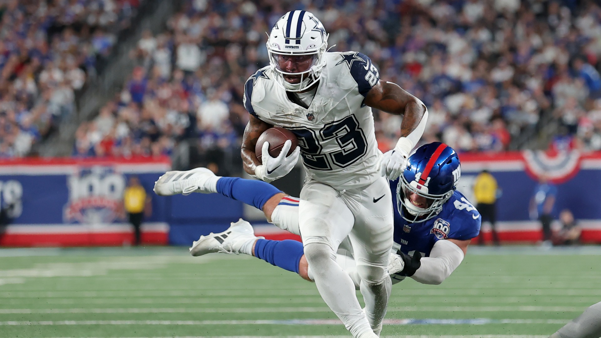 Cowboys @ Steelers: Rico Dowdle Over 40.5 Rushing Yards (-113)