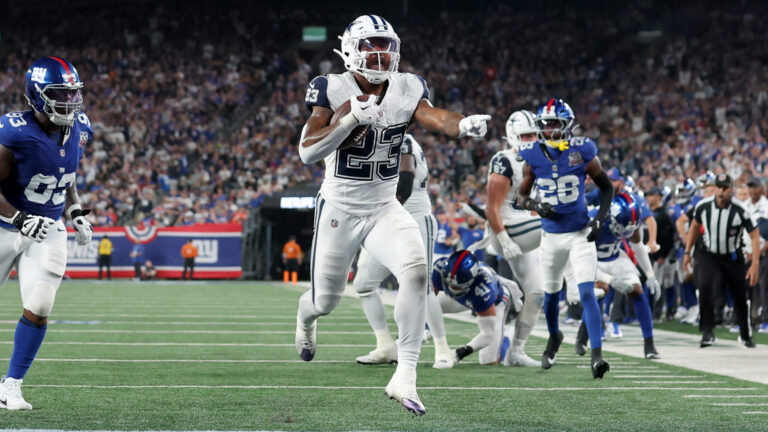 8) RB Rico Dowdle, Dallas Cowboys 