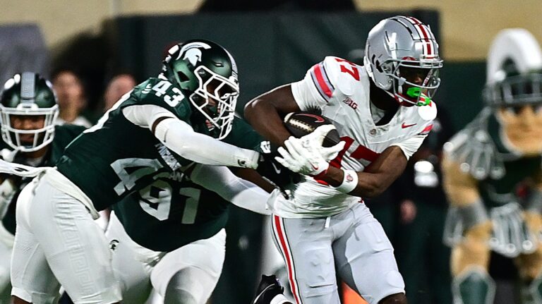 3:30 pm ET | Iowa (3-1, 1-0) @ Ohio State (4-0, 1-0) | CBS