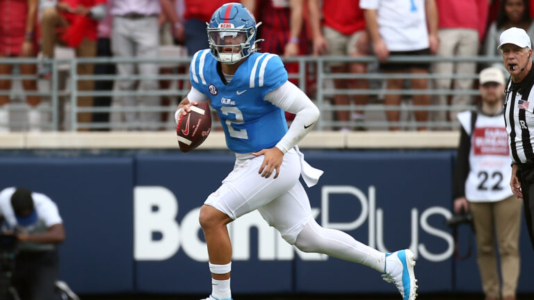8) Jaxson Dart, Ole Miss Rebels