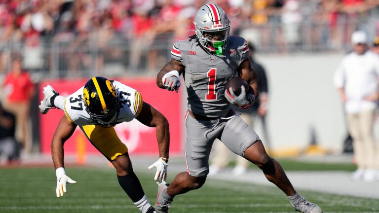 3) Quinshon Judkins, Ohio State