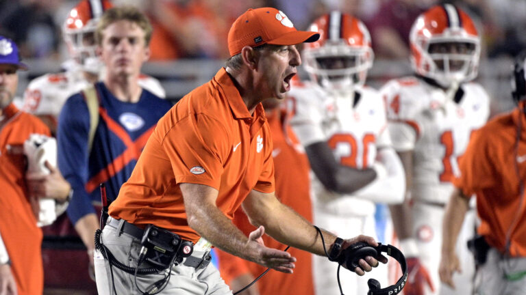 #11 - Notre Dame Fighting Irish at #6 - Clemson Tigers