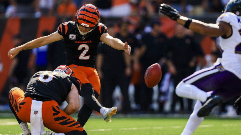 4) K Evan McPherson, Cincinnati Bengals