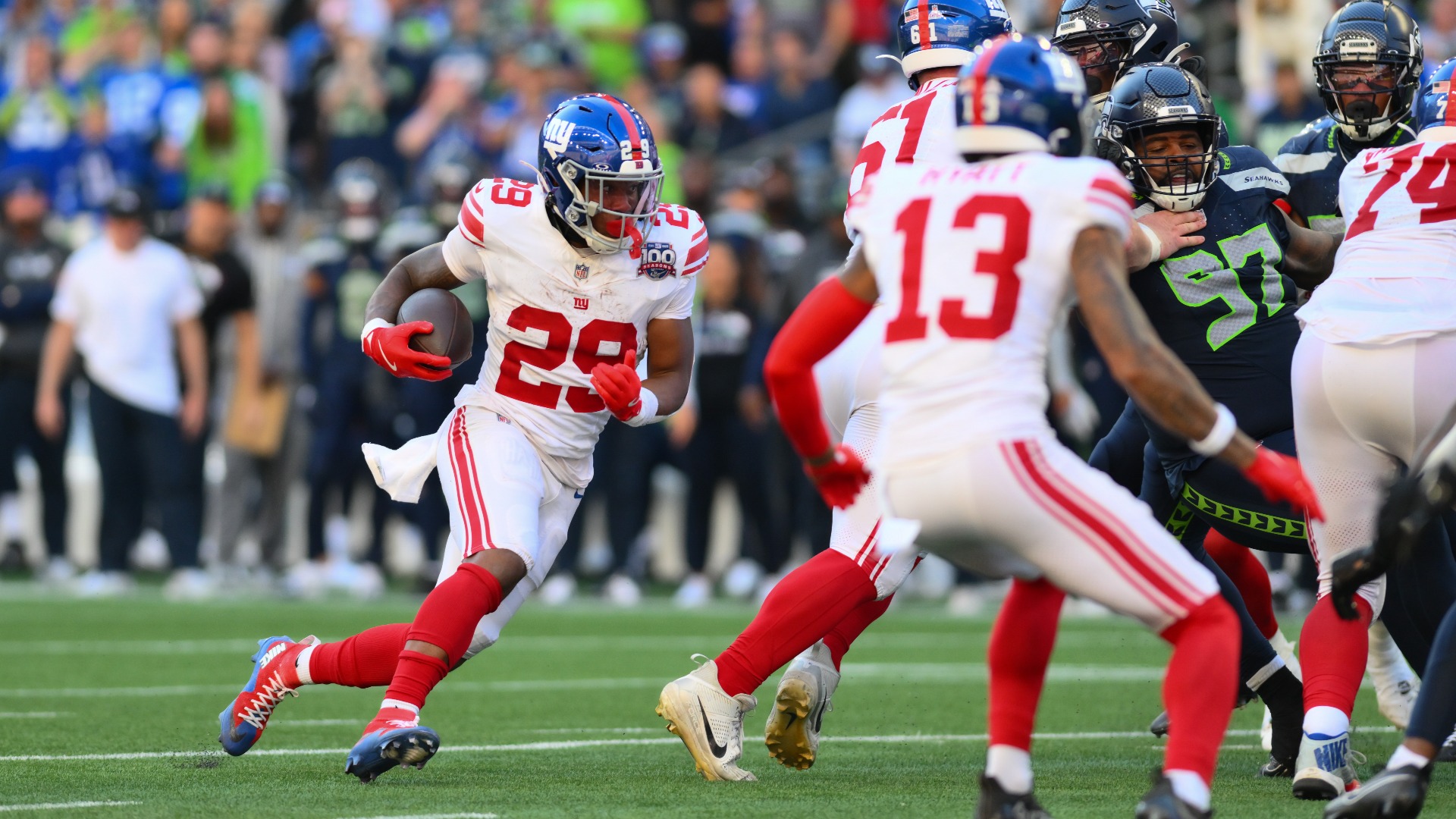 RB: Tyrone Tracy Jr. - New York Giants (18.4% rostered)