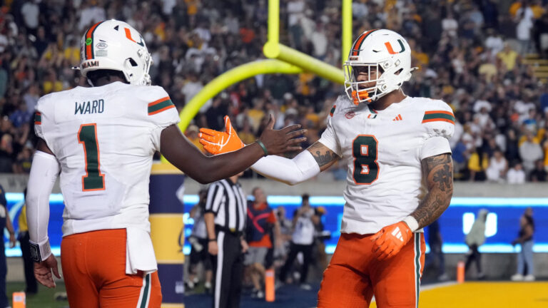 5. Miami Hurricanes (6-0)
