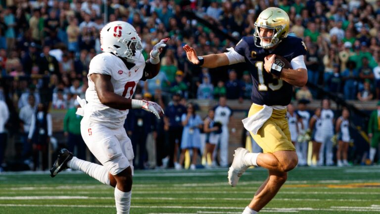 6) Notre Dame Fighting Irish