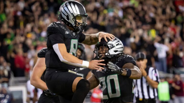5. Oregon Ducks vs Indiana Hoosiers - Big Ten Championship Game