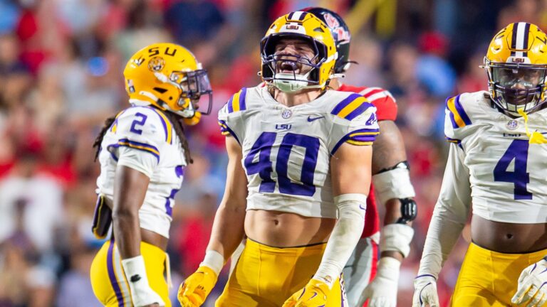 No. 8 LSU Tigers (-2.5) vs. Arkansas Razorbacks
