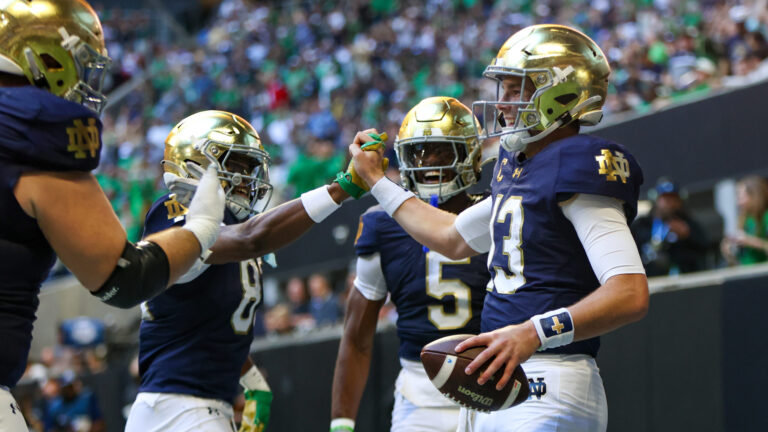 No. 12 Notre Fighting Irish (-12.5) vs. No. 24 Navy Midshipmen
