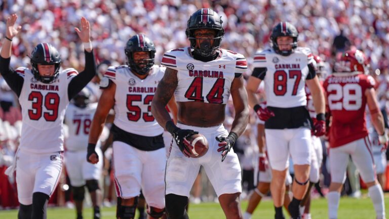 4. South Carolina Gamecocks