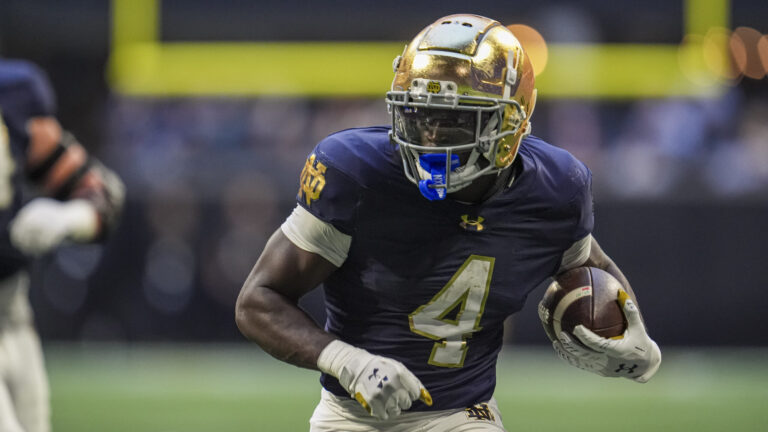 9. Penn State Nittany Lions at 8. Notre Dame Fighting Irish