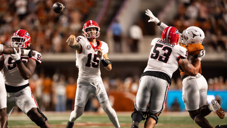 Carson Beck Struggles but Does Enough