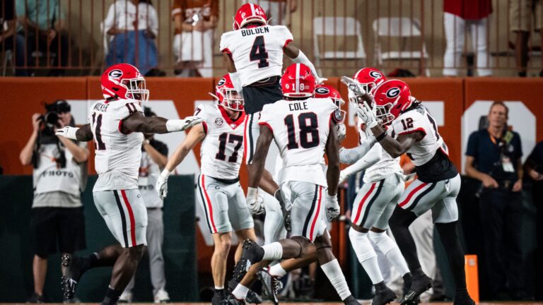 1. Georgia Bulldogs (SEC Champion)