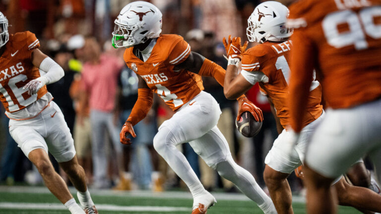 11. LSU Tigers at 6. Texas Longhorns