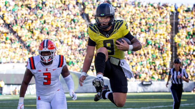 3:30 p.m. ET | No. 1 Oregon (8-0, 5-0) @ Michigan (5-3, 3-2) | CBS