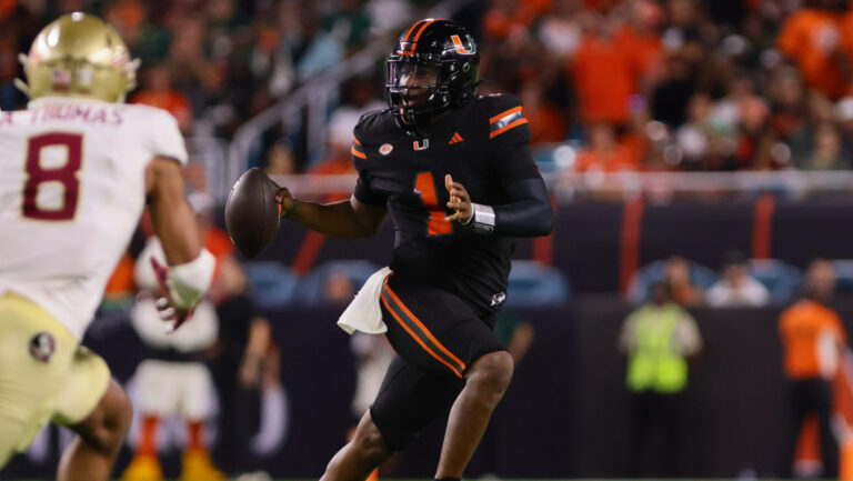 4) Tennessee Titans- QB Cam Ward, Miami