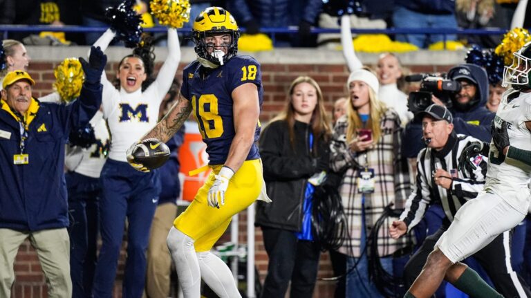 21) Los Angeles Rams- TE Colston Loveland, Michigan