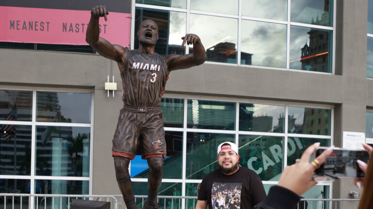 Dwyane Wade's Statue Looks Like....