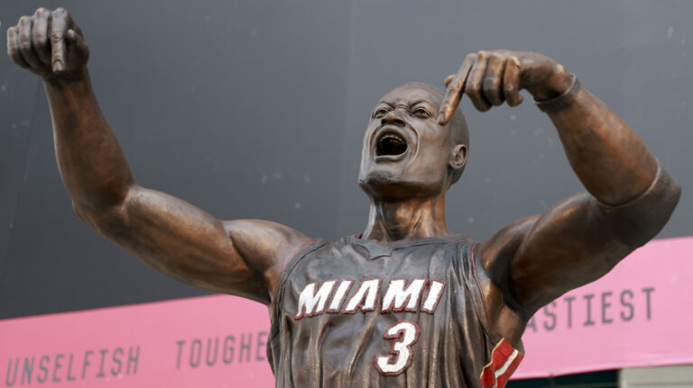 Dwyane Wade's Statue Looks Like....