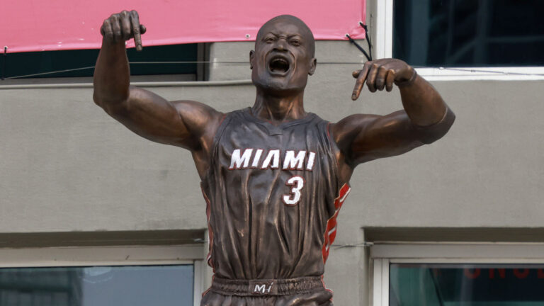 Dwyane Wade's Statue Looks Like....