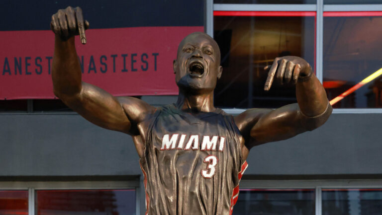 Dwyane Wade's Statue Looks Like....